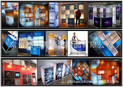 圆弧边接待台 多功能展览解决方案，助您高效展示与接待